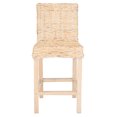 thumbnail image 4 of SAFAVIEH Tobie Rattan Counter Stool w/ Footrest, Natural White Wash, 4 of 11