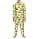 thumbnail image 3 of Balery Colorful Outer Space Pijama para Hombre de Dos Piezas con Manga Larga, Conjunto de Dormir y Descanso Suave con Bolsillos-XX-Large, 3 of 7