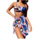thumbnail image 1 of Elegante traje de baño de verano Bikini femenino de tres piezas Cómodo traje de baño estampado conciso OAVQHLG3B Store lin121212, 1 of 4