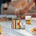 thumbnail image 5 of Yayeee Ashtray with Lid for Cigarette Smokeless Stainless Steel Home Ash Holder, Stripes and Circle, 5 of 7