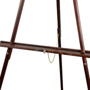 63 Vintage Brown Display Floor Easel by Artist's Loft