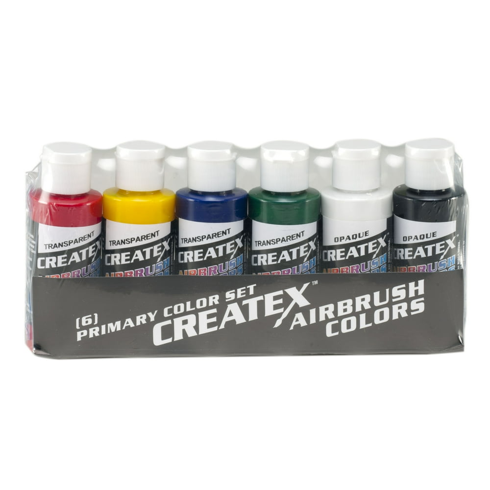Createx Wicked Color Set, 6-Colors, Primary Colors - Walmart.com ...