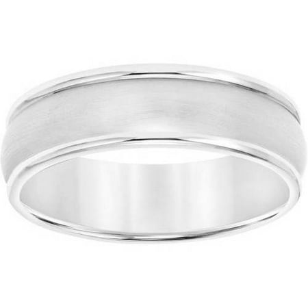 Titanium Double Line Wedding Band, 7mm