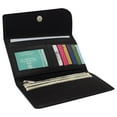 thumbnail image 6 of Women's Genuine Leather RFID Trifold Checkbook Slim Wallet for Ladies, 6 of 76