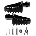 thumbnail image 1 of unbranded 1Par Reposapiés Para Motocicleta En Aluminio Negro Accesorio Duradero Y Estable, 1 of 7