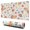 Pioneer Flower Floral-1, variant on Long Mouse Pads for Desk,Pioneer Flower Floral Print Pattern Desk Mats on Top Of Desks, Desk Mouse Pad Extra Large with 3mm Non-Slip Base and Stitched Edge for Gaming,Office,Work,Home 31.5"x11.8"