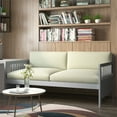 thumbnail image 4 of Gymax Twin Size Wooden Slats Daybed Bed Sofa Support Platform Sturdy W/Rails Grey, 4 of 10