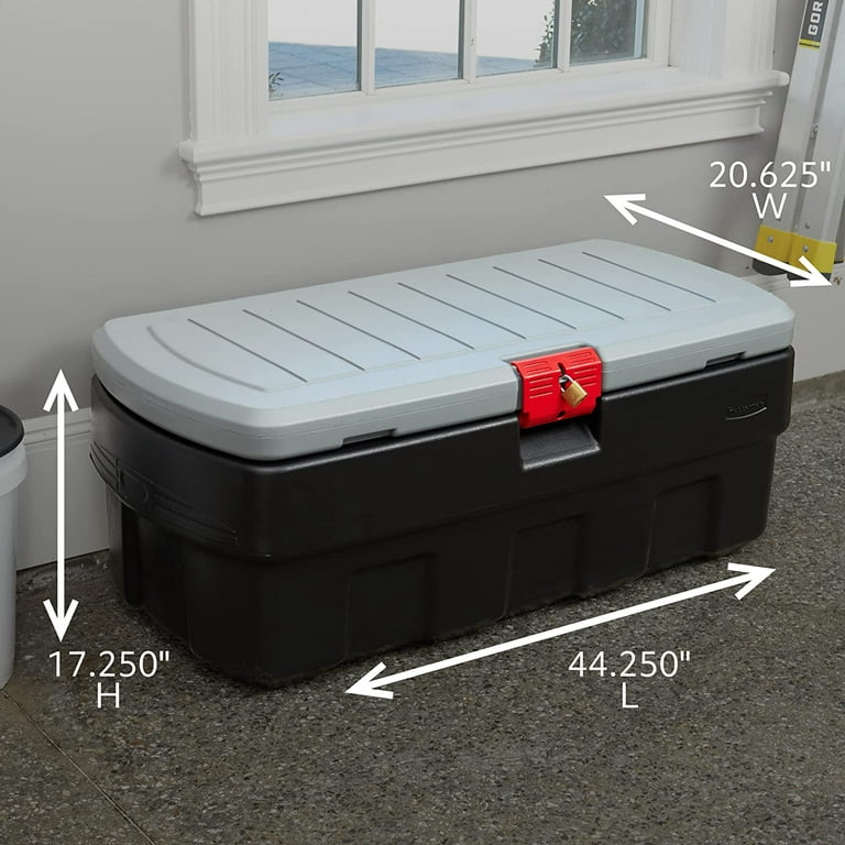ActionPacker️ Lockable Storage Bin, Industrial, Rugged Large Storage  Container with Lid 