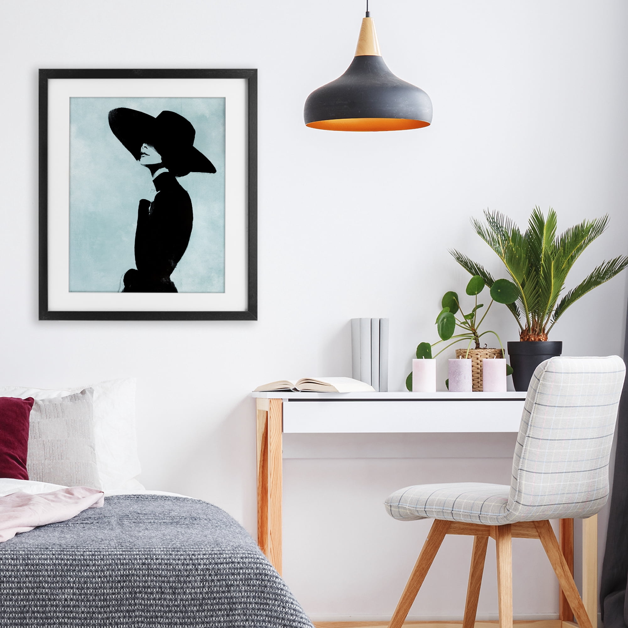 Stupell Industries Eclipse In Black Black Framed Print Under Glass, design by Svetlana Aleynikova
