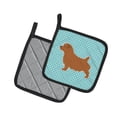 thumbnail image 2 of Carolines Treasures BB3709PTHD Norfolk Terrier Checkerboard Blue Pair of Pot Holders , 7.5HX7.5W, multicolor, 2 of 3