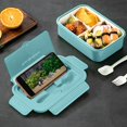 thumbnail image 2 of MICLOZYT Bento Box Adult Clearance,Bento Lunch Box,Divided Food Storage Containers for School Work Travel,Lunch Box With Tableware, 2 of 8