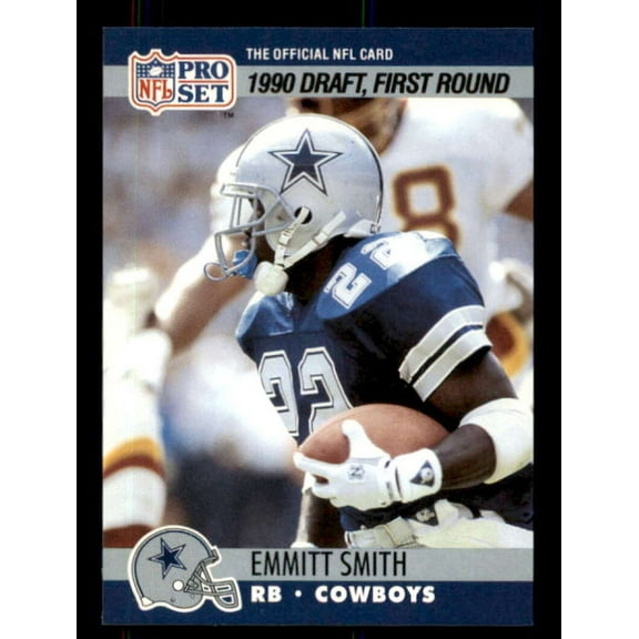 Emmitt Smith Rookie Card 1990 Pro Set #685