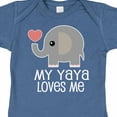 thumbnail image 4 of Inktastic My Yaya Loves Me Grandchild Boys or Girls Baby Bodysuit, 4 of 5
