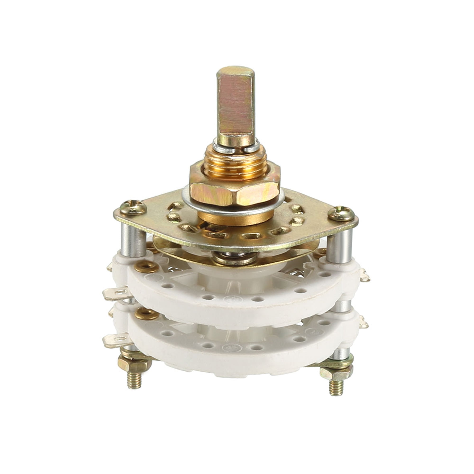 2P6T 2 Pole 6 Position 2Deck Band Channel Rotary Switch Selector