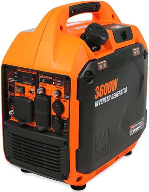 WEN 3600Watt Portable Inverter Generator, RVReady, Quiet and