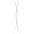 thumbnail image 2 of Home Square 2 Piece Metal Coat Rack Set in White, 2 of 5