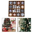 thumbnail image 3 of Conjunto de 42 piezas de adornos navideños, colgantes para de Navidad, gotas decorativas hechas a mano, decoración festiva para el hogar., 3 of 5