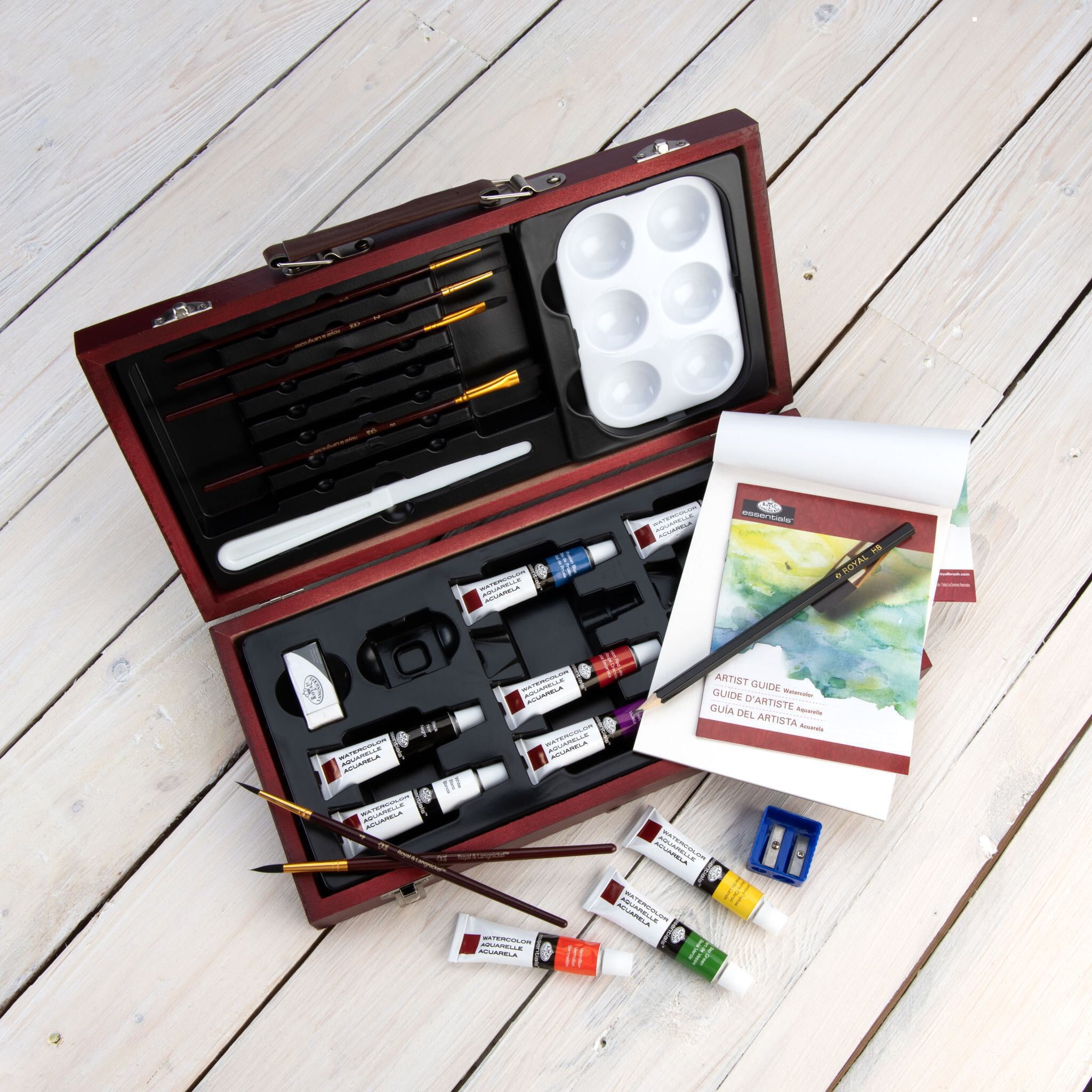 Royal & Langnickel Essentials™ 24pc Watercolor Painting Travel Art Set