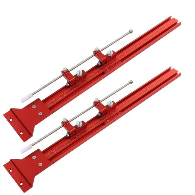 Guide Rail Joining Set, Aluminum Alloy Smooth Back Plate Anti Rust Wear Resistant Parallel Guide Rail System for Circular Saw