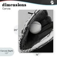 thumbnail image 4 of Stupell Industries Traditional Nice Catch Baseball Canvas Art, 16 x 20, by Marcus Prime, 4 of 8