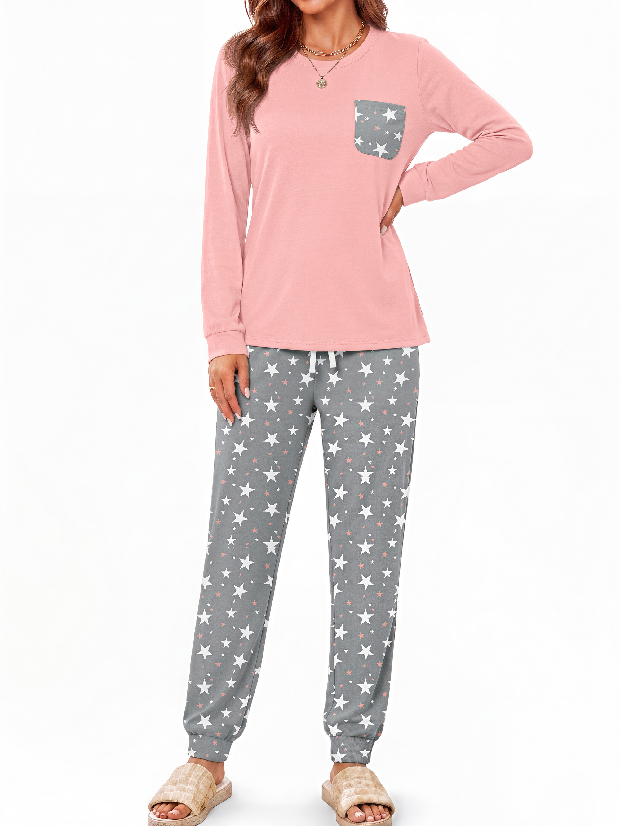 Fantaslook Women's 2-Piece Pajama Set with Joggers photo 2