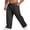 Charcoal, variant on Mens Lightweight Sweatpants Baggy Sweat Pants Open Bottom Workout Pants for Men Grey Cotton Sweatpants with Pockets