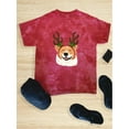 thumbnail image 3 of Happy Corgi Reindeer Antlers Tie Dye Crystal Men -Image by Shutterstock, Male XX-Large, 3 of 4