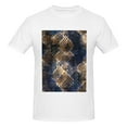 thumbnail image 4 of Bingfone Watercolor Snake Skin Men'S Loose Fit Short-Sleeve Pocket T-Shirt, 4 of 7