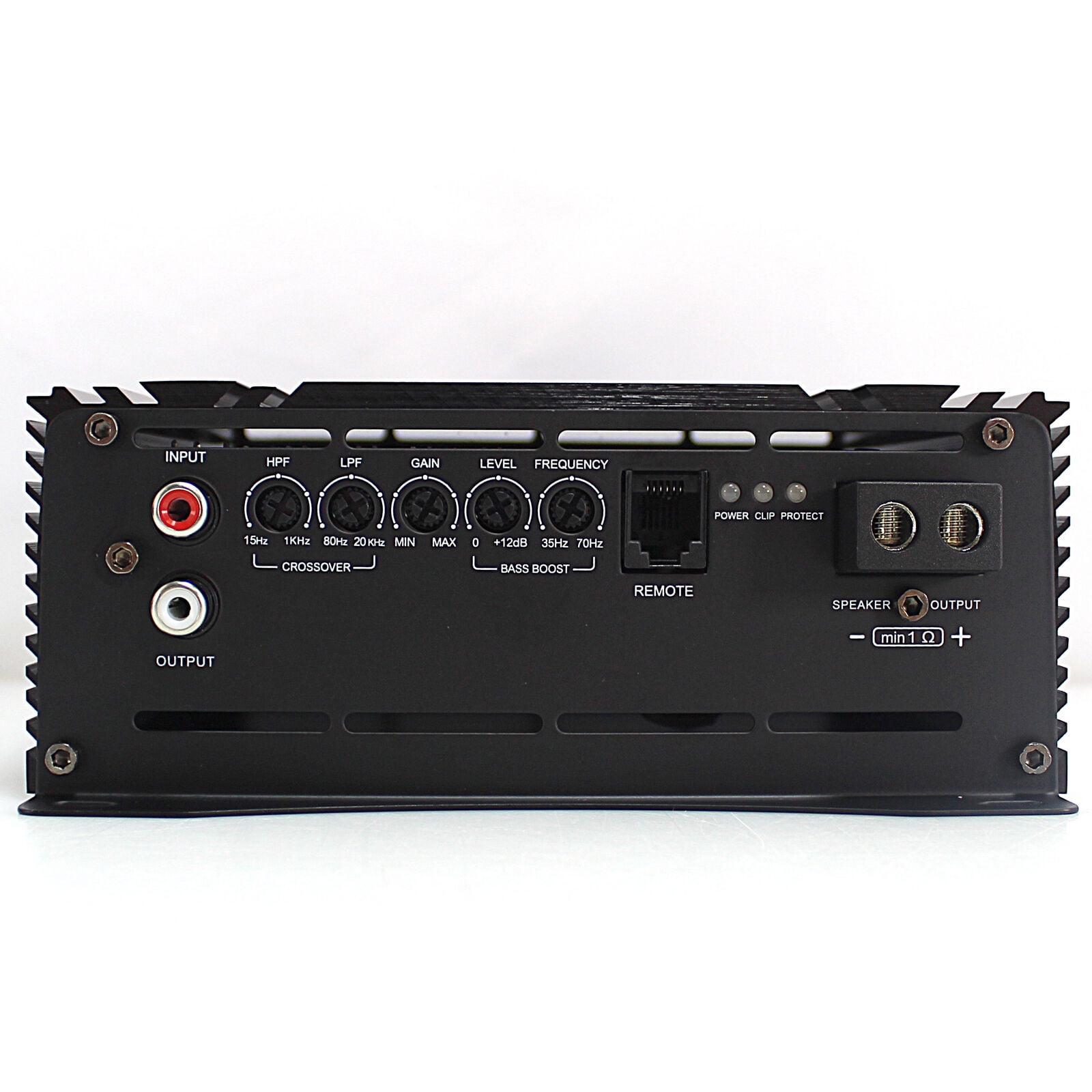 Deaf Bonce AAP-1600.1D Atom Plus 1600W Monoblock Vehicle Audio Amplifier, 4.23 lbs