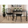 thumbnail image 3 of Baxton Studio Sabelle Bohemian Black Finished Rattan and Metal Dining Chair, 3 of 11