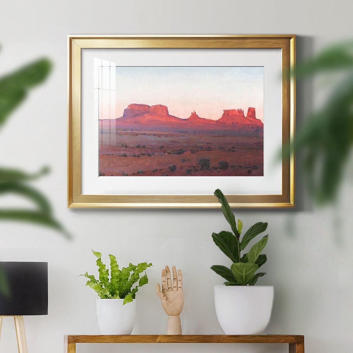 Red Rocks at Dusk II Premium Framed Print - Ready to Hang