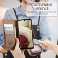 thumbnail image 5 of CaseMe Leather For Samsung Galaxy A12 5G Wallet Case with RFID Blocking, For Samsung Galaxy A12 Case Wallet for Women Men Card Holder Magnetic Clasp Kickstand Folio Case for Samsung Galaxy A12 5G, 5 of 11