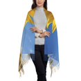 thumbnail image 2 of Fotbe Sky Golden Sunflower Field A Print Womens Fall Winter Scarf Tassel Soft Warm Blanket Scarves Womens Shawl Wraps, 2 of 8