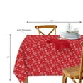 thumbnail image 3 of Cotton Table Cloth (52" X 72") (Snowflakes), 3 of 3