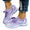 Purple, variant on CHICVOMEY Women's Breathable Knit Walking Shoes Comfortable Slip-On Sneakers for Women Lightweight Athletic Shoes with Non-Slip Sole Summer Casual Shoes for Walking Travel Work