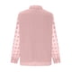 thumbnail image 5 of Tops de mujer Camisa de manga larga de un solo pecho Tops Blusa de camisa de solapa suelta Pompotops FGAJ20389, 5 of 8