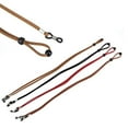 thumbnail image 4 of CCOCC 4 Pcs Glasses Strap,Sport-Ready and Non-Slip Glasses Holder,Comfortable Korean Velvet Eyeglass Chains for Women,Coffee, 4 of 4