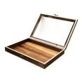 thumbnail image 4 of jifeng Wood Specimens Display Case Shadow Box Desktop Decoration Jewelry Storage Box 31cmx22cmx4CM, 4 of 9