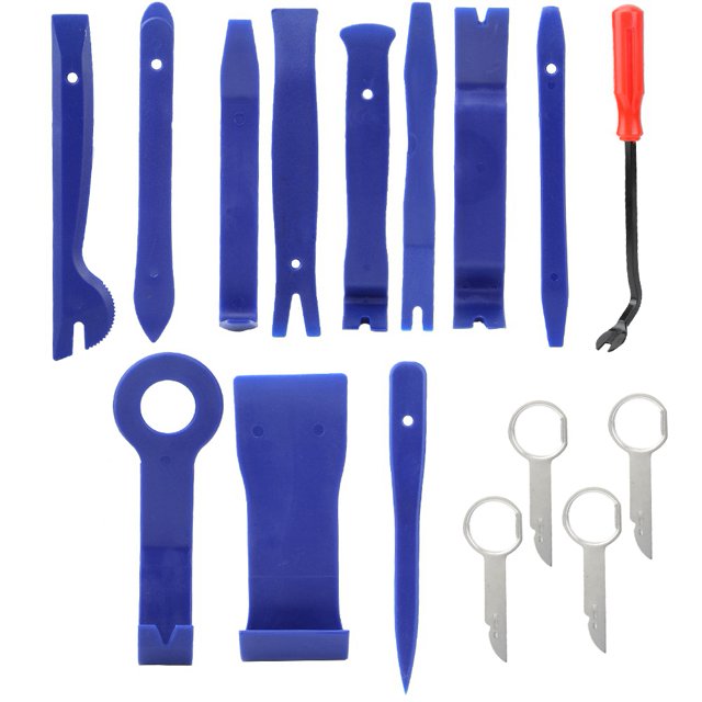 Kits de herramientas de reparación de palanca hundida multifunción para coche, gancho de extracción de Audio para Panel de salpicadero