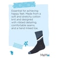 thumbnail image 7 of MeMoi Boys' Geometric Diagonal Stripe Crew Socks - Boys - Male, 10-12, Navy, 7 of 7
