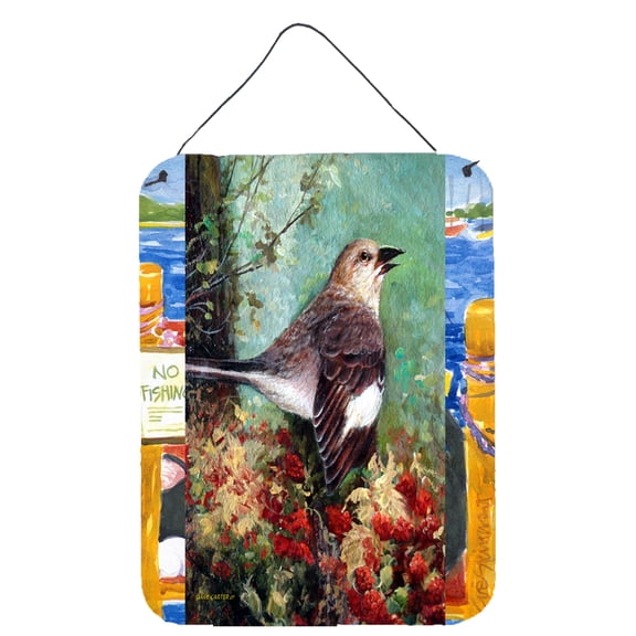Carolines Treasures PJC1061DS1216 Mockingbird Wall or Door Hanging Prints 12x16 multicolor