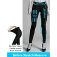 thumbnail image 2 of Women Seamless Basic Full Length Legging Stretch ankle Tights Pants - Mint, 2 of 2