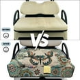 thumbnail image 6 of Yuyamidu Butterfly Golf Cart Seat Covers for 2-Person Seats, Boho Flowers Golf Cart Seat Covers Soft Golf Cart Seat Towel Blanket with 4 Front Pockets for All Season, 6 of 8