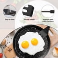 thumbnail image 6 of Lssam Mini Spatula, Heat-Resistant Nylon Turner for Nonstick Pans, Small Flexible Kitchen Spatula for Flipping Eggs, Pancakes, Brownies and Lasagna, 1-Pack, 6 of 8