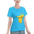 thumbnail image 2 of Women's Basic Short Sleeve T-Shirt Pikachu, 2 of 6