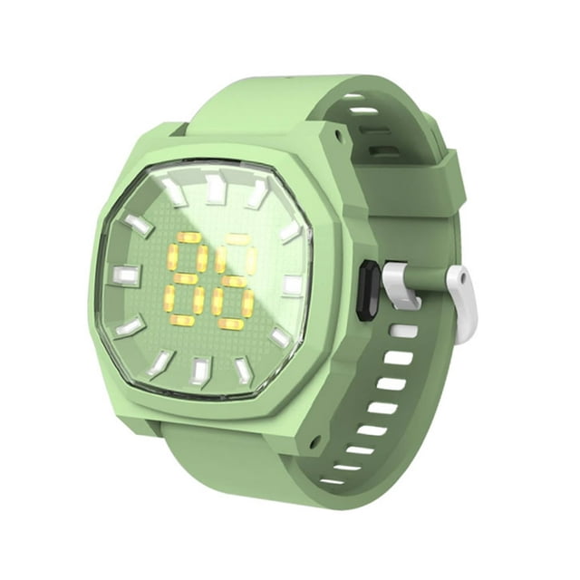 F1 Electronic Watch Waterproof Decorative 3D LED Large Screen Fashion Children Rhombus LED Digital Watch for Outdoor