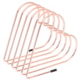 thumbnail image 1 of Libro decorativo Stand Office Book Storage Rack Bookend creativo en forma de corazón (oro rosa), 1 of 5