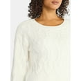 thumbnail image 4 of Madden NYC Women's Slouchy Sweater, Midweight, Sizes XXS-XXL, 4 of 5