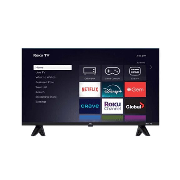 Refurbished JVC 25" Class FHD (1080p) Roku Smart LED TV (LT-25EC4257)