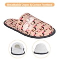 thumbnail image 3 of Honeii Love dachshund dogs Print Furry Slippers Bedroom Slippers for Women and Men Fuzzy Plush Comfy Faux Fur Lined Slide Shoes -Medium, 3 of 8
